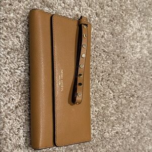 Henri Bendel Tan Clutch Wristlet